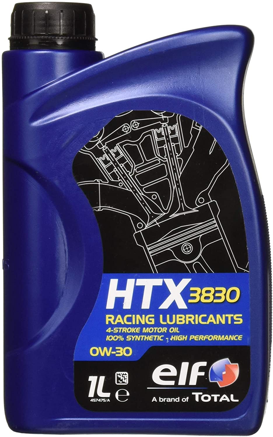 Total 200519 ELF Motor Oil (HTX 3830 0W30), 33.81 Fluid_Ounces