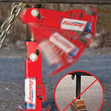 Fastway Flip 88-00-6500 Trailer Tongue Automatic Fold-Up Jack Foot Plate--6 Inch Extension (2-Inch Inner Jack Tube), 2 1/4 Inch