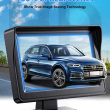 Vehicle Backup Cameras Kits with Monitor Front Rearview Reversing Camera for Small Cars Asistance When Parking + 4.3" 720P Monitor w/ Guidelines, Xroose Wired-FR5