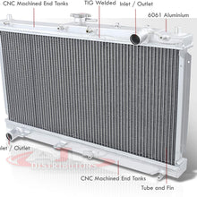 AJP Distributors Dual Row Core Aluminum Radiator For Mazda Miata MX5 MX-5 NB 1.6L 1.8L Manual Transmission 1999 2000 2001 2002 2003 2004 2005 99 00 01 02 03 04 05