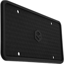 Rightcar Solutions Flawless Silicone License Plate Frame - Rust-Proof. Rattle-Proof. Weather-Proof. - Black