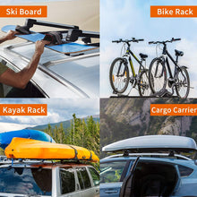 AUXKO Upgraded Car Crossbars Roof Racks Compatible for 2014-2020 Nissan Rogue with Side Rails, Heavy Duty Rooftop Cross Bars Replacement Carrying Cargo Luggage Kayak Bike Canoe, Not for Rogue Sport