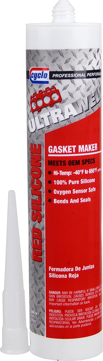 Cyclo - Ultraweld Rtv Red Silicone Cartridge