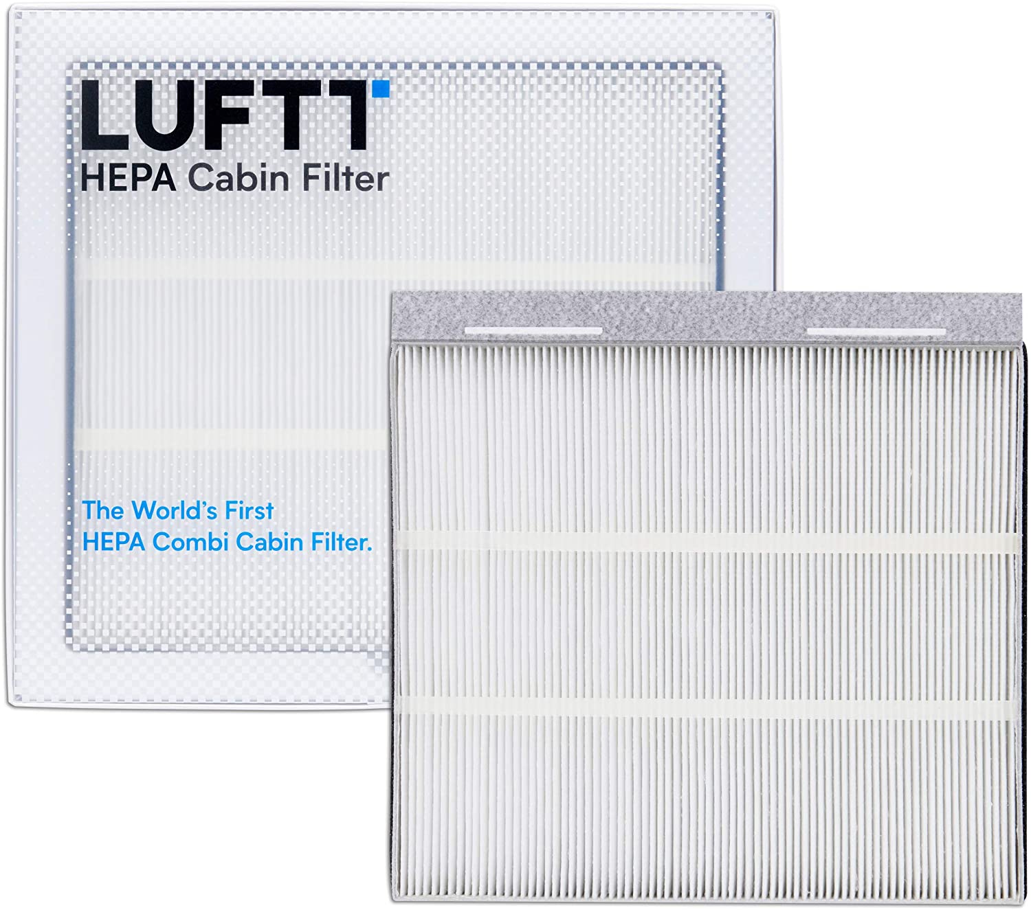 LUFTT HEPA & Carbon Combined Cabin Air Filter LHC105 - for Hyundai/Kia, Fits Genesis G70, G80, G90, Equus 2011-2016, Stinger (97133-C1010, CF12159 replacement)