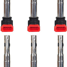 ENA Ignition Coils Compatible with 2006-2017 Audi A4 A5 A6 A7 A8 Q5 Q7 R8 S4 S5 S6 S8 - Volkswagen VW Touareg 3.0L 3.2L Compatible with UF-529 C1631 - Pack of 6