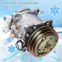 Mophorn CO 5104C SD5H09 Universal Air Conditioner AC Compressor for Sanden 5072 5071 5046 SD505 7104474Z 75R-82102 1984 1985 HONDA ACCORD SEi LX S Base 1.8L 4CYL