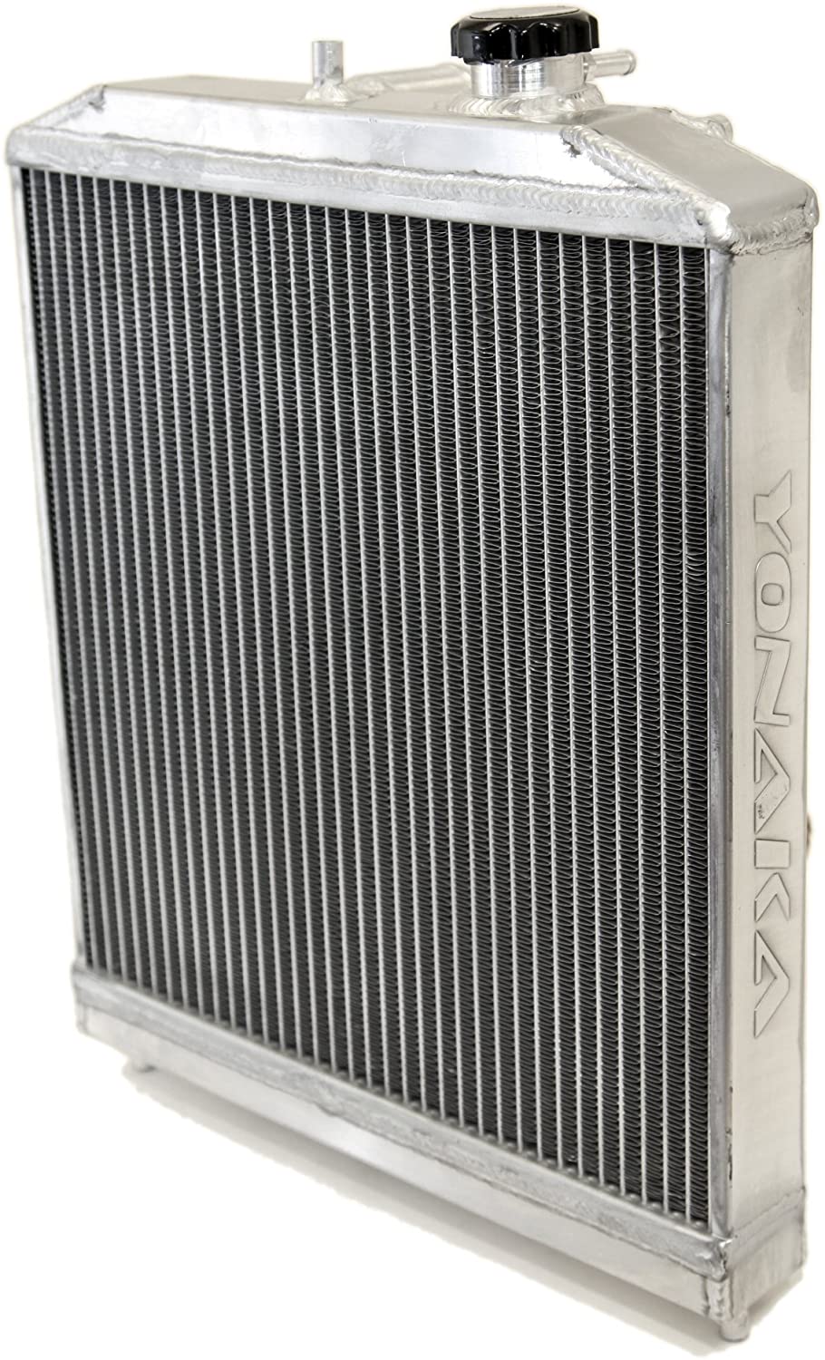 Yonaka Compatible with 92-00 Honda Civic Dual Core Lightweight Performance Aluminum Radiator