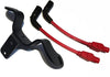 JBSporty Coil and Ignition Relocation Bracket w/Red Taylor Wires Harley Davidson Sportster, Nightster, 72, 48 Iron Roadster 883 1200