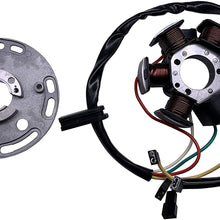 Zsoog Magneto Stator Coil Fits Aprilia MX-50 RX-50 RS-50 TX-50 Yamaha DT-50 Peugeot Derbi GPR-50 HM GRE-50 AM6-50 Minarelli