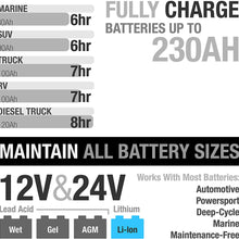 NOCO Genius G7200 12V/24V 7.2 Amp Battery Charger and Maintainer