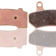 CCIYU Front and Rear Sintered Brake Pads Motorcycle Replacement Brake Pads Fit For 2008-2015 Harley Davidson FLHX Street Glide, 2015 FLHXS Street Glide Special