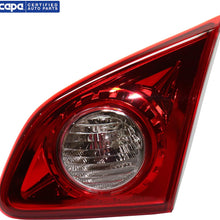 Tail Light Assembly Compatible with 2008-2013 Nissan Rogue and 2014-2015 Rogue Select Clear & Red Lens CAPA Passenger Side Inner