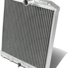 DNA MOTORING RA-HC92-42-2 Honda D15/16/B18 1.5L/1.6L/1.8L I4 Mt 2-Row Dual/Double Core T-6061 Aluminum Radiator,Metallic