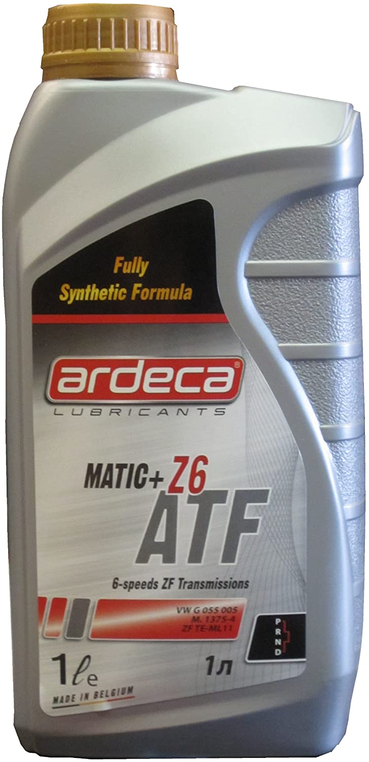 Ardeca Fully Synthetic Z6 ZF Transmission ATF 1 Liter Made in BELGIUM