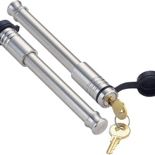 InfiniteRule Security 61775 | 4 Pack Mix, Keyed Alike, Stainless Steel Hitch Locks (Fits: B&W Trailer Hitches)