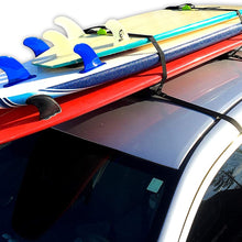 Block Surf - Wrap Rax Double - Surfboard Soft Roof Racks with Corrosion Resistant Buckles, Universal Fit for Cars, Trucks and SUVs - Carries Long Boards, Short Boards, and Soft Tops