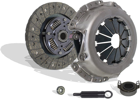 Clutch Kit Compatible With Corolla Matrix MR2 Spyder Celica Pontiac Vibe Geo Prizm Base Gsi Lsi S Ce Le St Xr 1.6L L4 1.8L L4 GAS DOHC Naturally Aspirated (1ZZ-FE; 2ZZ-GE; 16-080)