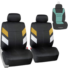 FH Group FB086102 Modern Edge Neoprene Seat Covers (Purple) Front Set with Gift - Universal Fit for Trucks, SUVs, and Vans