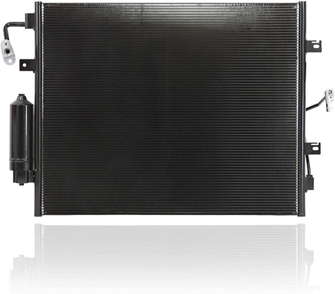 A-C Condenser - Cooling Direct For/Fit 30086 17-18 Nissan Titan Regular/Crew-Cab With Receiver & Dryer