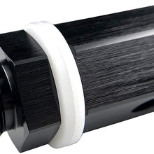 Fuel Cell Vent Roll Over Valve 8 AN Male Flare Fuel Rail Line Rollover Tip Valve Hose Fitting Adapter AN8 Aluminum Black