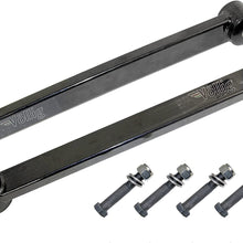 Lower Rear Trailing Control Arms Pair with Hardware - Left and Right for Ford Expedition Lincoln Navigator (Tubular with Polyurethane Bushings) | F85Z-5A649-AA | F85Z 5A649-BA