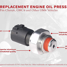 Engine Oil Pressure Sensor - Replaces 12673134, 12585328, 926-041 - Fits Chevy Silverado, Suburban 2500, Tahoe, Impala, Trailblazer, GMC Yukon, Sierra 1500, Savana and more - Oil Pressure Sending Unit