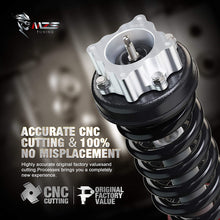 MZS Leveling Lift Kit 2" Front Strut Spacers Compatible with 2007-2021 Tundra | 2008-2021 Sequoia 2WD 4WD