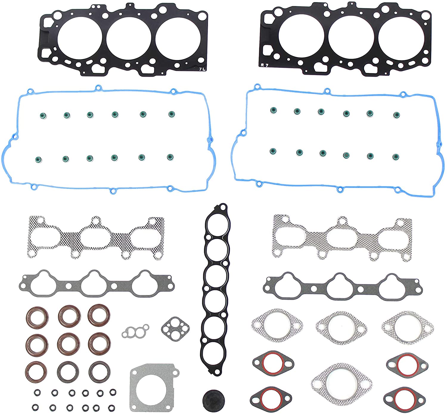 DNJ HGS173 MLS Head Gasket Set/For 2003-2010/ Hyundai, Kia/Optima, Santa Fe, Sonata, Sportage, Tiburon, Tucson/ 2.7L/ DOHC/ V6/ 24V/ 2656cc