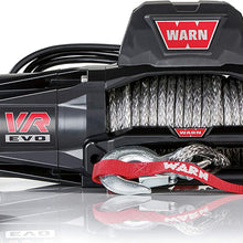 WARN 103252 VR EVO 10 Electric 12V DC Winch with Steel Cable Wire Rope: 3/8" Diameter x 90' Length, 5 Ton (10,000 lb) Pulling Capacity
