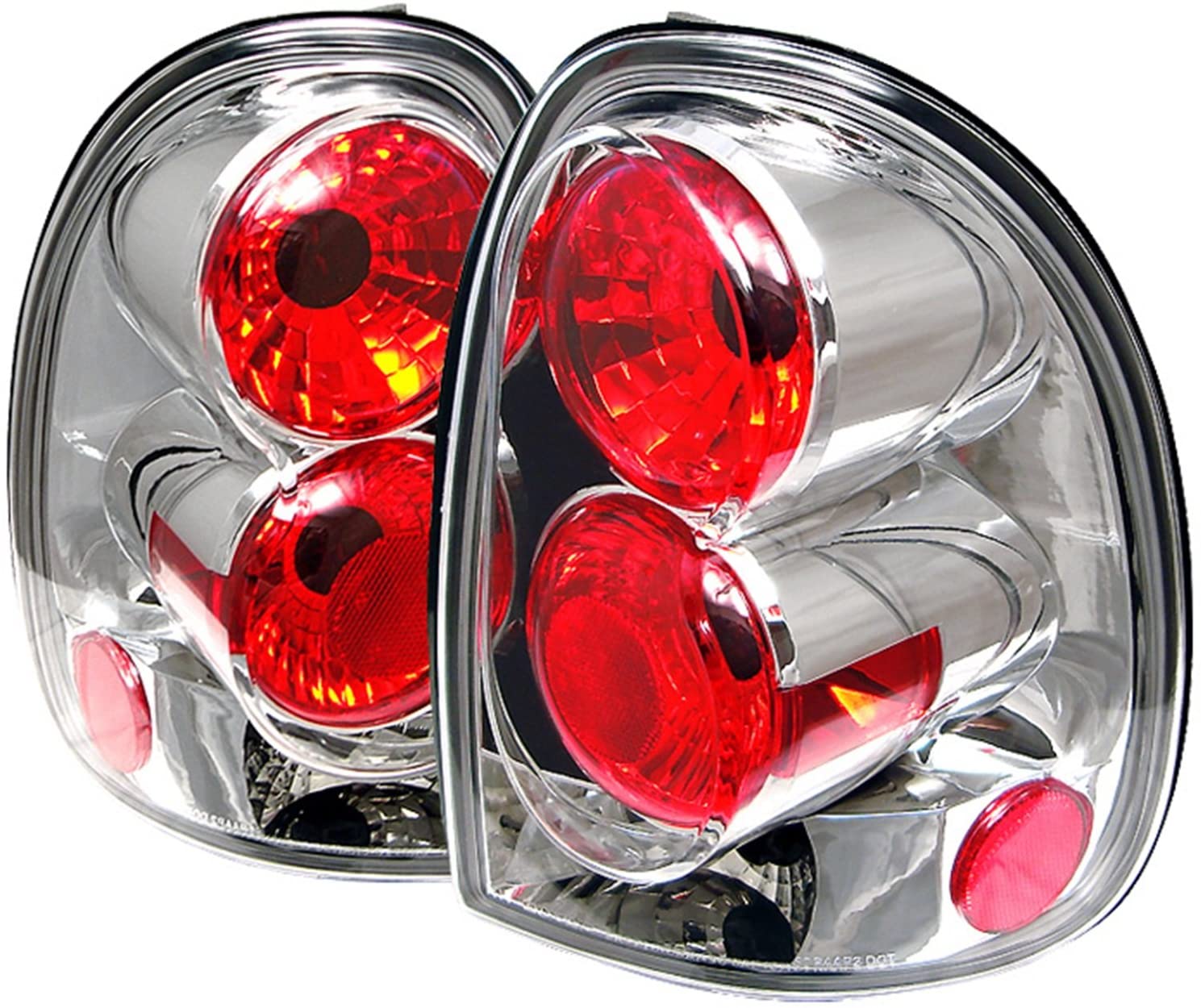 Spyder Auto Dodge Caravan/Grand Caravan/Dodge Durango/Chrysler Town & Country/Plymouth Voyager/Grand Voyager Chrome Altezza /Spyder Dodge Caravan 96-00 / 98-03 Durango Altezza - Chrome Tail Lights