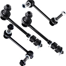 Scitoo Front Rear Steering Sway Bar Link fit 2003-2016 Toyota 4Runner 2007-2014 Toyota FJ Cruiser 2003-2009 Lexus GX470 pack fo 4