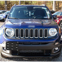 Xotic Tech for Jeep Renegade 2015+ Black Front Bumper Tow Hook License Plate - No Drill Mounting Bracket Adapter Kit