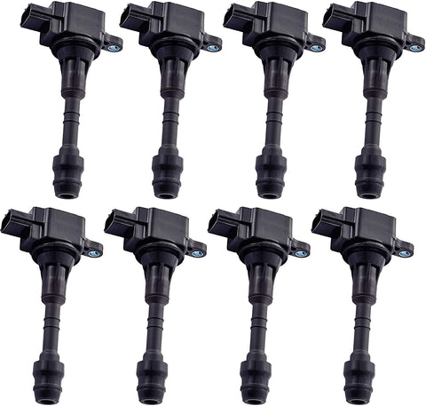 ENA Pack of 8 Ignition Coil Compatible with Infiniti Q45 FX45 M45 M45X 4.5L V8 4.5L V8 22433-AR215 22448-AR215