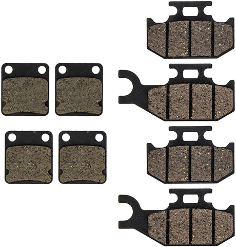 NICHE Brake Pad Kit For Polaris ACE 150 1912970 1912971 Complete Organic