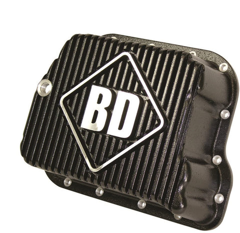 BD Diesel 1061501 Deep Sump Transmission Pan Holds 2 Quarts Incl. Pan w/Temp. Sending Unit Port/Pan Gasket/Magnetic Drain Plug//Hardware Deep Sump Transmission Pan