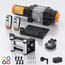 ORCISH 4500lb 12V Electric Steel Cable Winch Kits with Wireless Remote Control mounting Bracket, IP67 Waterproof ATV/UTV Winch
