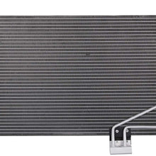Lynol Cooling System Premium Complete Aluminum AC Condenser Replacement Compatible With Benz C Class 01-05 C230 C240 C320 C32 AMG 04-06 CLK320 CLK500 CLK55 05-11 SLK55 2.3L 2.6L 3.2L 3.5L 5.0L 5.5L