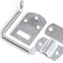 Qty 4 Stake Body Rack Corner Mount Straight Bracket Gate Latch Set Security Set Trailer Wood Utility