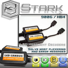 PAIR LED Conversion Kit Headlight Canbus Error Free Anti Flickering Resistor Decoder - 9006 HB4