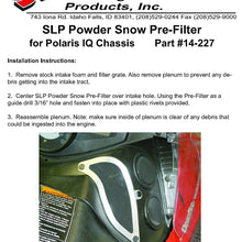 Starting Line Products Powder Snow Prefilter 14-227