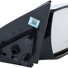 Passenger Side Mirror for (2006 2007 2008 2009 2010) Hyundai Sonata Unpainted Heated Power Operated Right Outside Rear View Replacement Door Mirror - Parts Link #: HY1321149