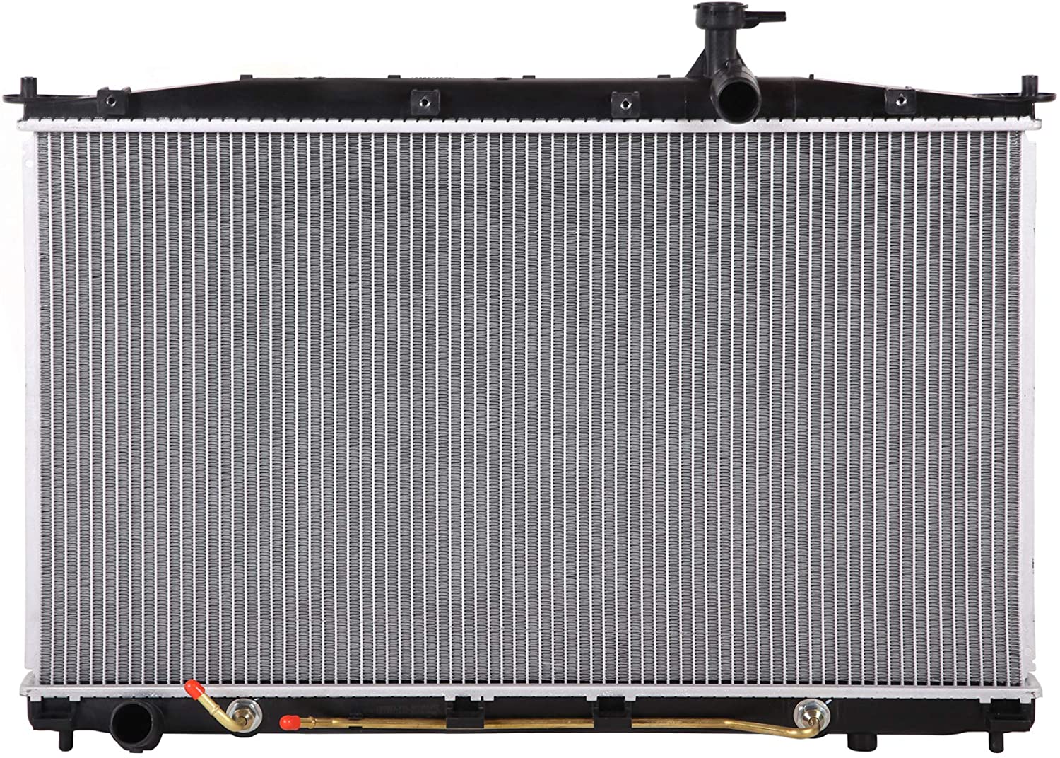 Lynol Cooling System Complete Aluminum Radiator Direct Replacement Compatible With 2007-2009 Hyundai Santa Fe SUV 1 Row V6 2.7L 3.3L