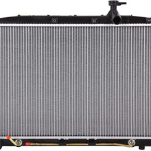 Lynol Cooling System Complete Aluminum Radiator Direct Replacement Compatible With 2007-2009 Hyundai Santa Fe SUV 1 Row V6 2.7L 3.3L