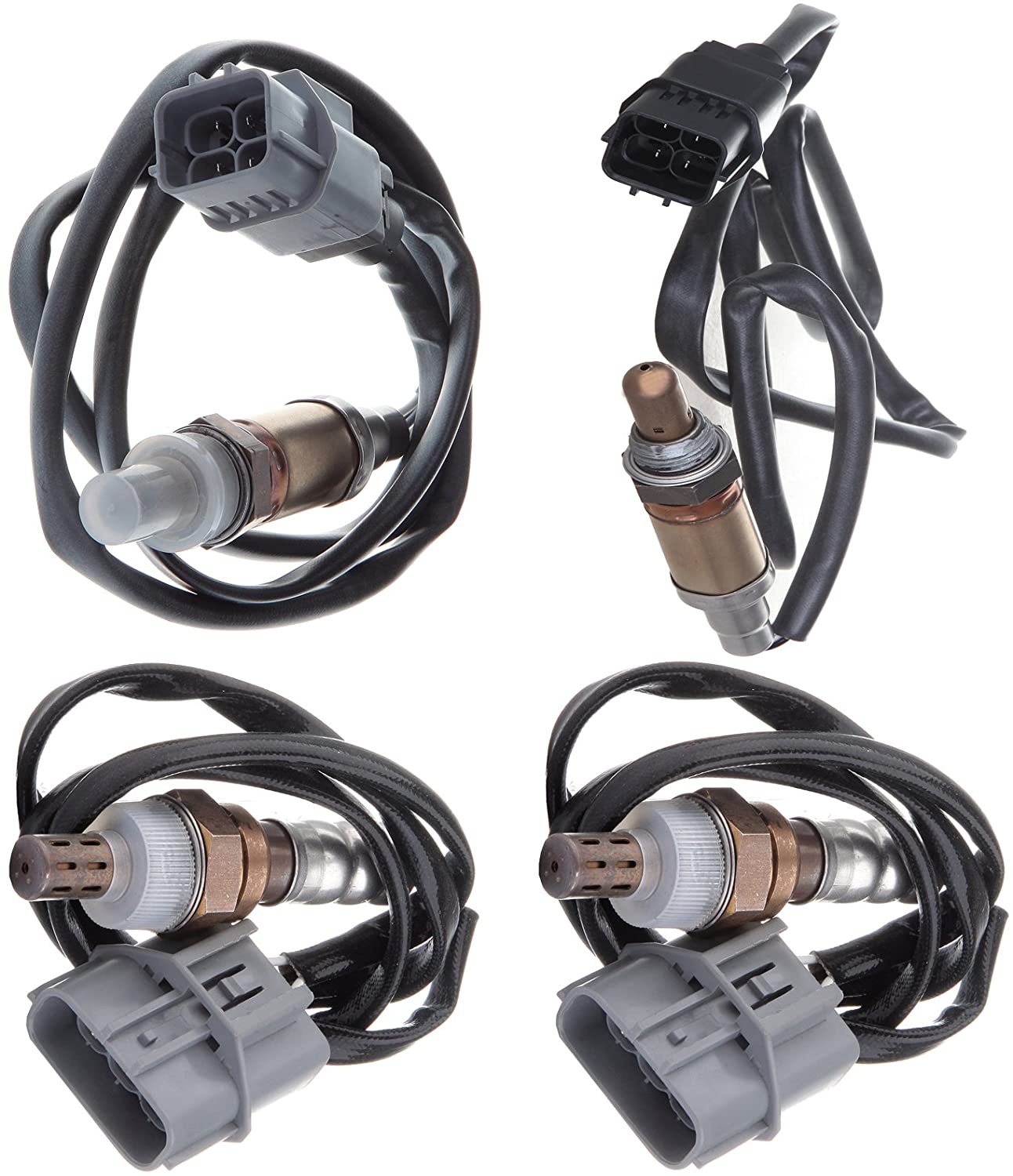 ECCPP Oxygen Sensor 234-4776 234-4328 234-3111 2 Upstream and 2 Downstream for 2001-2002 Infiniti I30 Base T Sedan 4-Door 3.0L 2001 Nissan Maxima GLE/GXE/SE/SE 3.0L