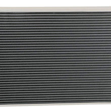ALLOYWORKS 2 Row Radiator for 1997 1998 1999 2000 2001 2002 2003 Chevy Malibu/Pontiac Grand Am/Cutlass/Alero 2.4L 3.4 V6