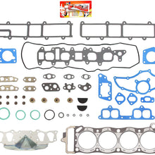 Compatible With 85-95 Toyota 22R 22RE 22REC 2.4 SOHC 8V Complete Cylinder Head Gasket w/Head Gasket Set Head Bolts