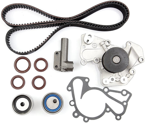 Scitoo New Timing Belt Water Pump Tensioner Kit Fits 2.5L 2.7L Kia Sportage Optima Hyundai Sonata Tucson Tiburon Santa Fe 24 Valve G6BA G6BV DELTA Engine