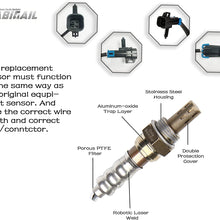 heated Oxygen O2 Sensor Rear Downstream sensor 2 for Buick Cadillac Chevrolet GMC Oldsmobile Pontiac compatible with Bosch 13474
