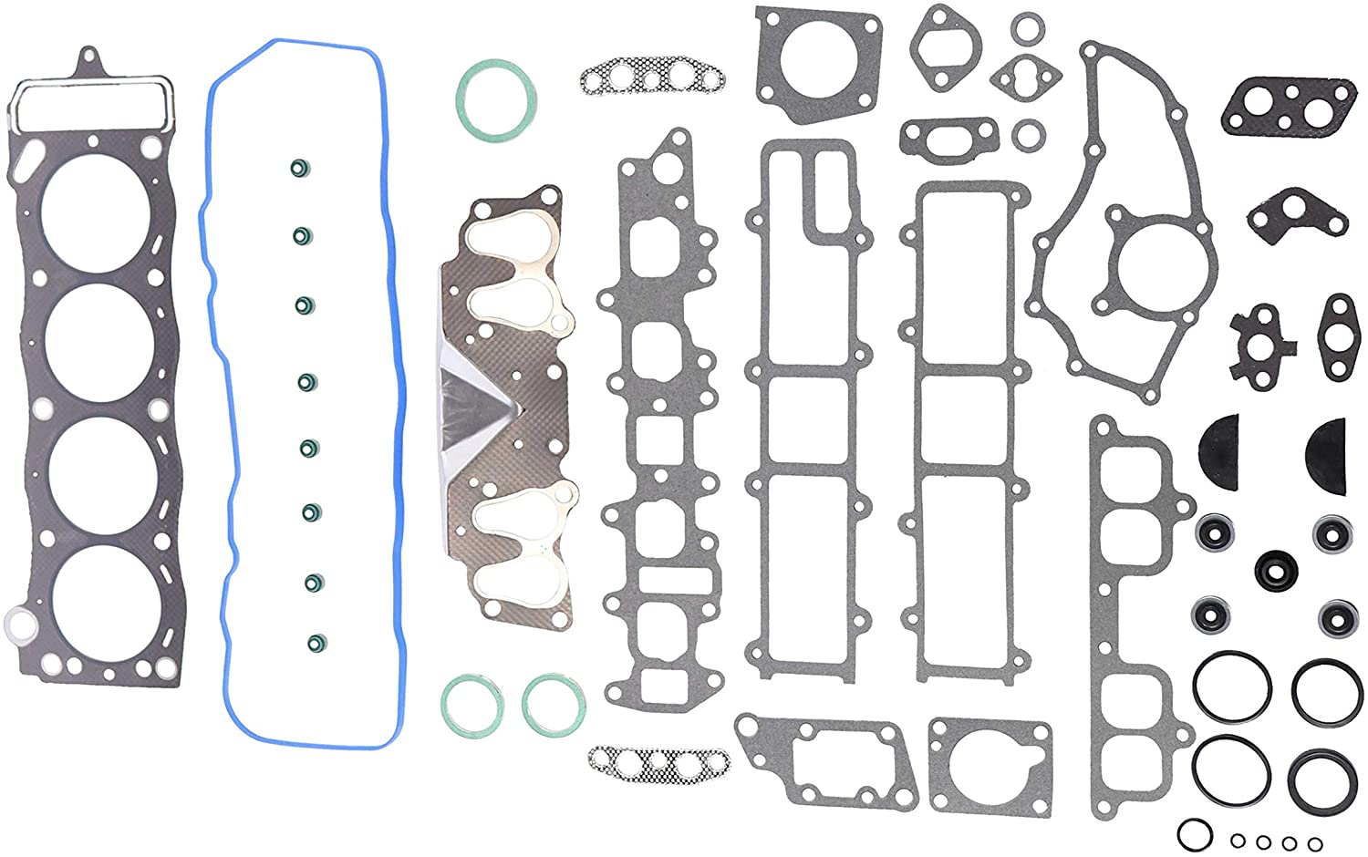 DNJ HGS900 Graphite Head Gasket Set for 1985-1995 / Toyota / 4Runner, Celica, Pickup / 2.4L / SOHC / L4 / 8V / 2366cc / 22R, 22RE, 22REC