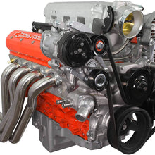 ICT Billet LS Truck A/C Air Conditioner Compressor Sanden 7176 Bracket Kit LQ4 LQ9 LSX AC with 1 wire power clutch natural cast aluminum R-134a refrigerant 551352-3